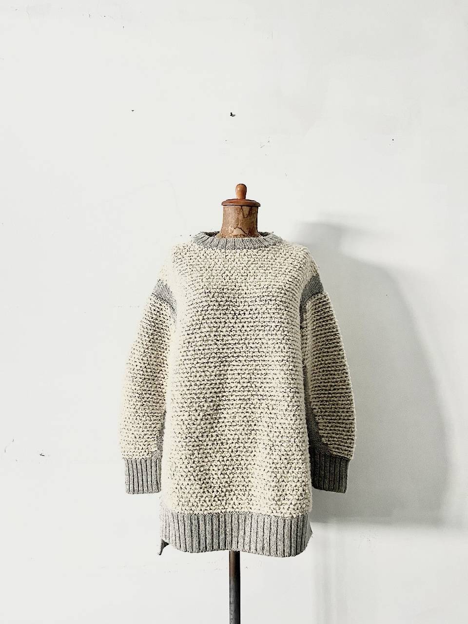iliann loeb　ミックスニット　厚手　ウール　ナイロン
