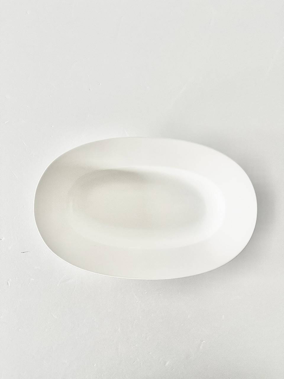 【未使用】yumiko iihoshi porcelain oval plate オーバルプレート lily white　Lサイズ