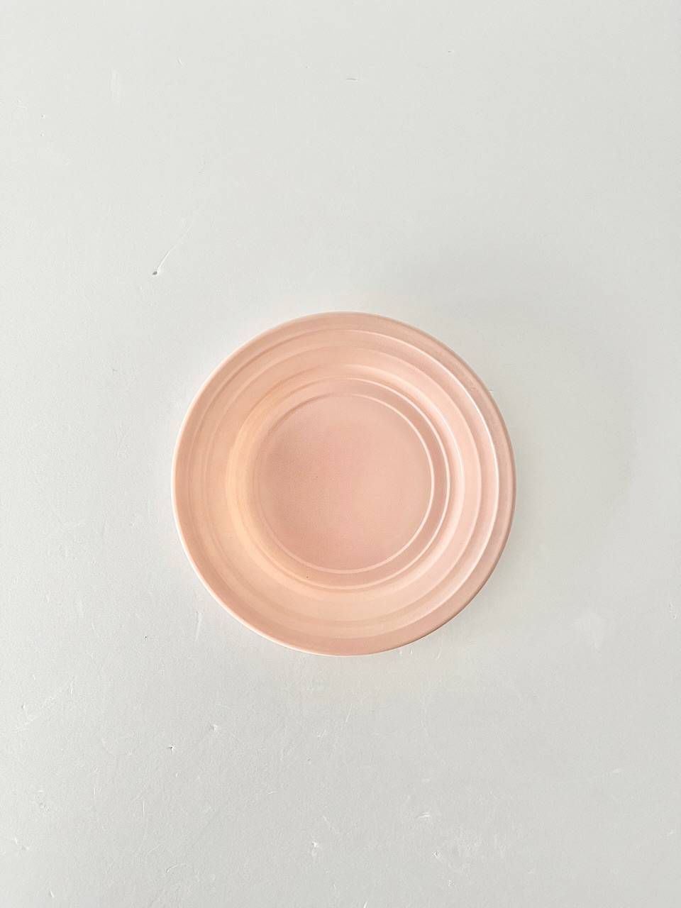【アメリカヴィンテージ】Hazelatlas　17.5cmプレート　パステルピンク