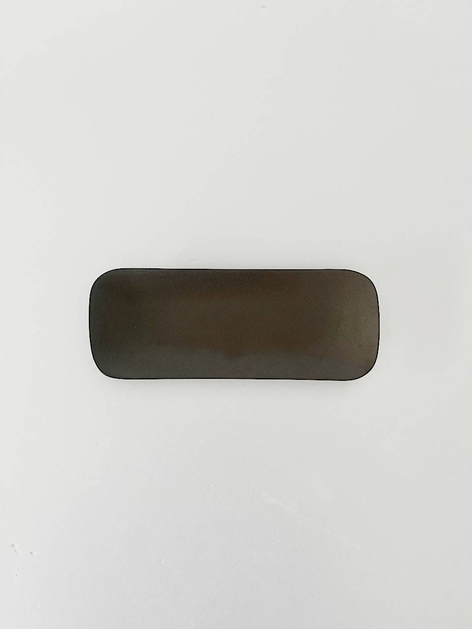 【未使用】yumiko iihoshi porcelain　rectangle hoso  sumi