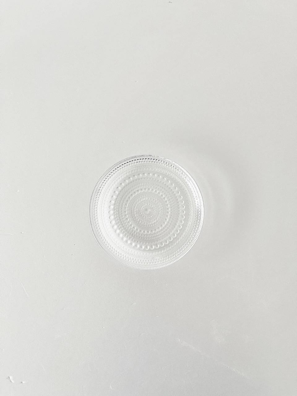 【北欧】iittala　カステヘルミ　17cm　プレート　クリア　②