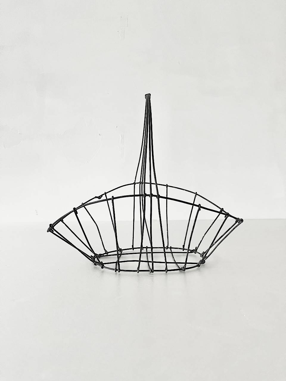 【美品】fog linen work　ギャザリングバスケット　アイアン　かご