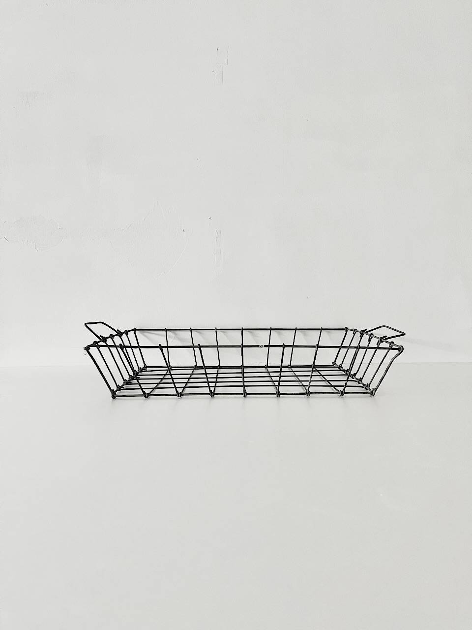 【美品】fog linen work　ワイヤーバスケット　アイアン　かご　②