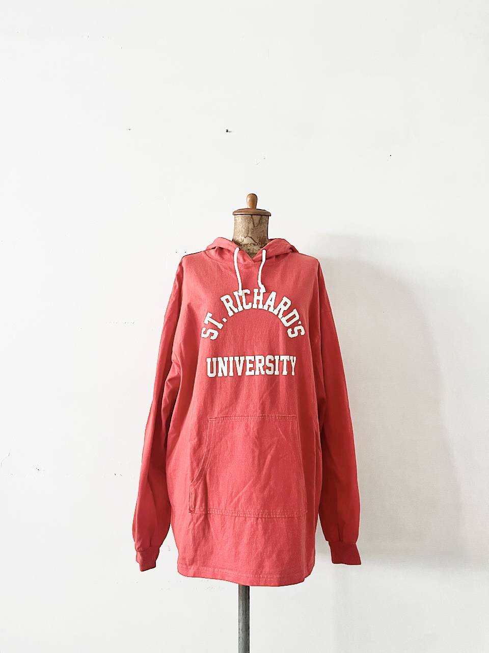 THE SHINZONE　HOODIE LONG TEE　レッド　フリーサイズ