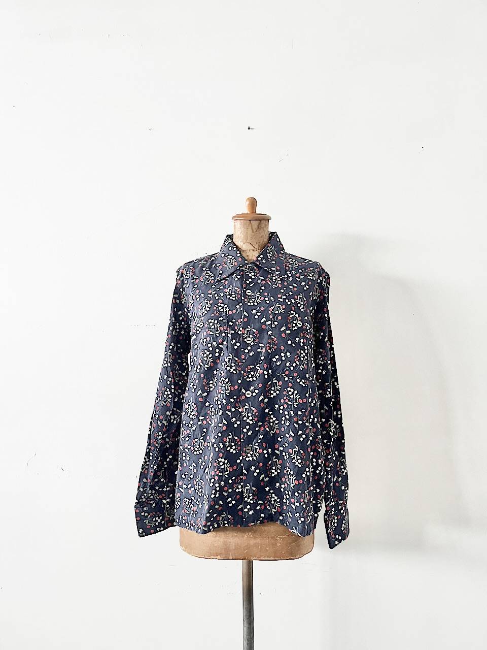 【メンズ】needles　One-Up Shirt - R/C Lawn Cloth / Floral Printed　花柄シャツ　サイズXS