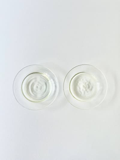 ガラス皿　2枚セット　4寸皿　作家 画像1