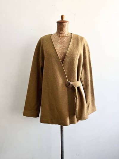 JOUNAL STANDARD　relume　羽織コート　ウールナイロン　キャメル 画像1