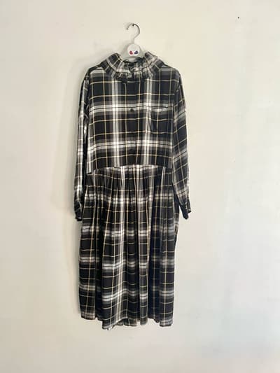 【未使用】Colenimo Tartan check Ruffle Dress　サイズM 画像1