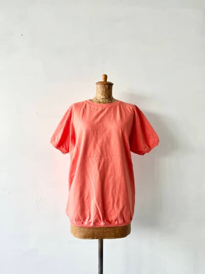 【未使用】Goodwear　半袖Tシャツ　サイズL　サーモンピンク・オレンジ　アメリカ製 画像1