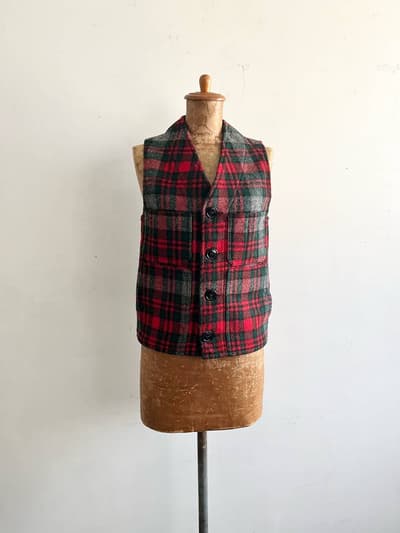 onson woolen mills　ウール混ベスト　サイズM 画像1