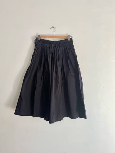【美品】HARVESTY　CULOTTES　キュロット　ネイビー　A21501 画像1