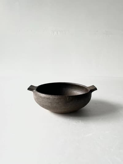 【美品】清岡幸道　グラボウル　茶　1 画像1