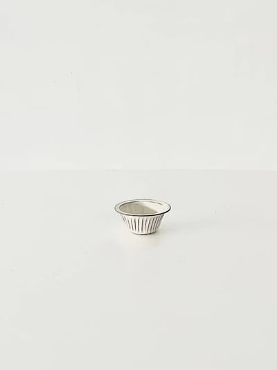 【美品】後藤義国　鎬　深皿　小 画像1