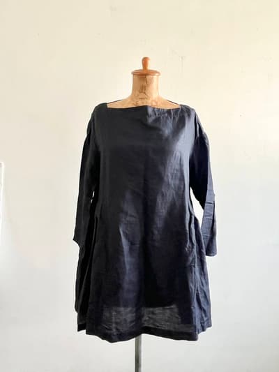 【美品】TOUJOURS　リネンコットンチュニックブラウス　サイズ２ 画像1