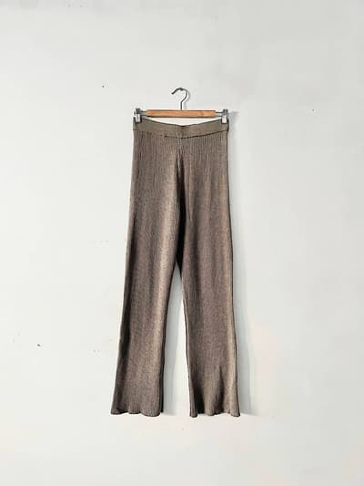【美品】ADAWAS　ストレートニットパンツ　サイズ40 画像1