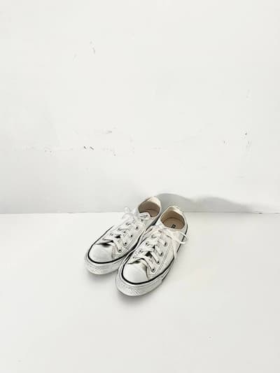 CONVERSE　ALL STAR　ローカットスニーカー　シルバー　23㎝　 画像1