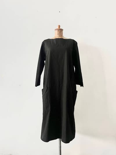 【美品】MHL,　GARMENT DYE VINTAGE POPLIN　ワンピース　サイズ2 画像1