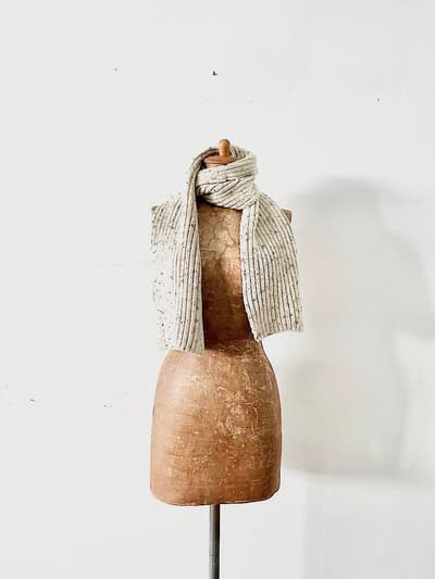 【美品】DULYN KNITWEAR　マフラー　BRITISH WOOL 画像1