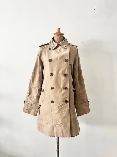 Aquascutum　ナイロントレンチコート 画像1