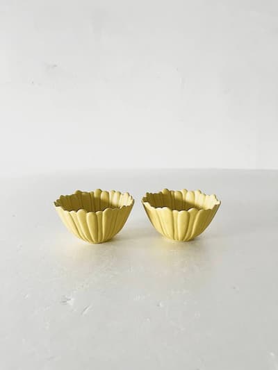 【美品】【2個セット】studio'm　Tanpopo たんぽぽ小鉢　イエロー 画像1