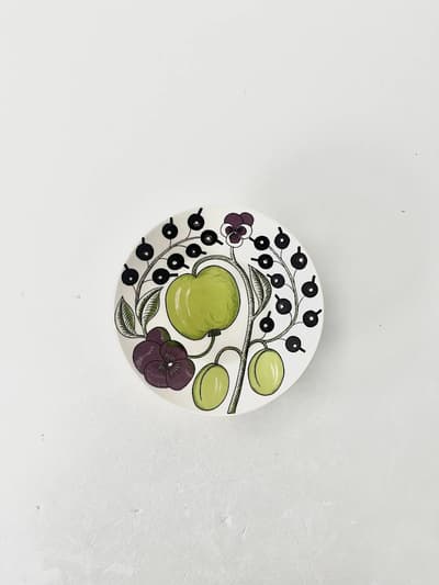 【美品】ARABIA　Paratiisi　プレート　16.5cm 　パープル 画像1