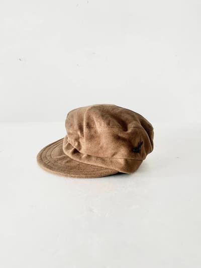 MUHLBAUER 　コットンキャップ　綿　モカ 画像1