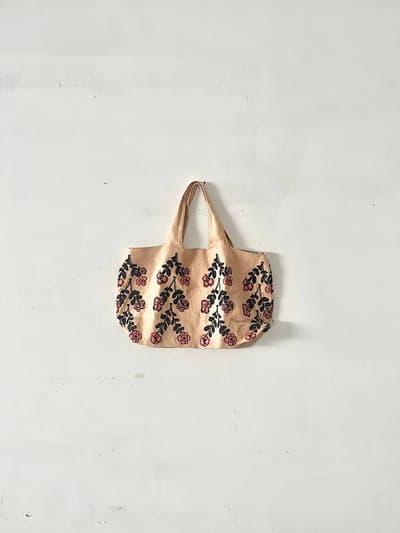 【未使用】mina perhonen　twins　beige　パニーニバッグ　 画像1