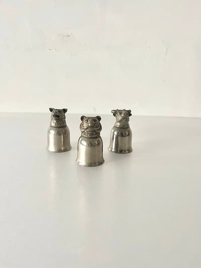 【英VINTAGE】Strrup cup　３点セット　 画像1