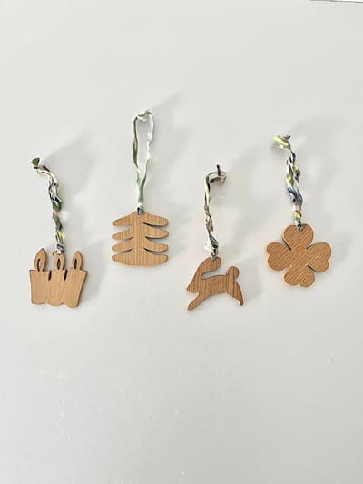 minä perhonen　IDEE　端材チャーム　4点セット　 画像1