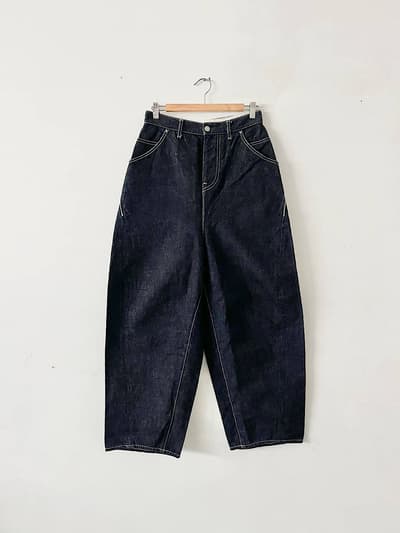 【美品】mina perhonen　always　ワイドデニムパンツ  画像1