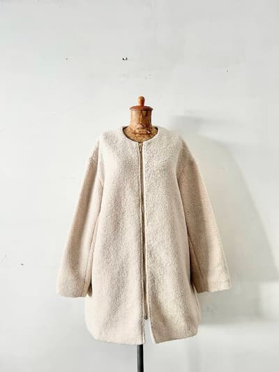 【美品】LEPSIM　ライトボアミドルコート　サイズFREE 画像1