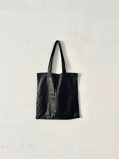 Permanent Age　レザートートバッグ　黒　 画像1