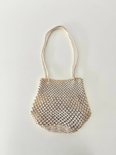 【美品】The Bagmati　BAGMATI 　マクラメバッグ　made in INDIA 画像1