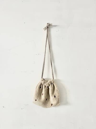 fofo fofa　どんぐりボアバッグ　ショルダーバッグ　巾着 画像1