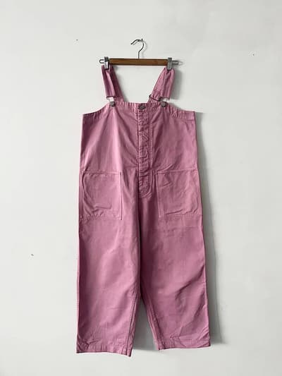 【美品】nestRobe　サスペンダーパンツ　フリーサイズ　ピンク 画像1