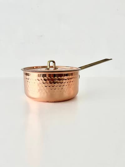 【美品】COPPER　 銅鍋　蓋付き 画像1
