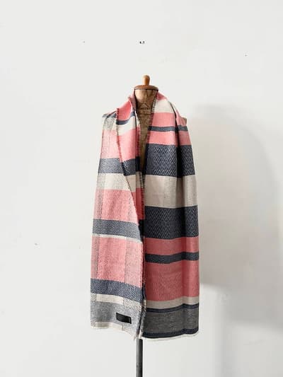 【美品】salvia　グランマストール　コットン　ウール 画像1