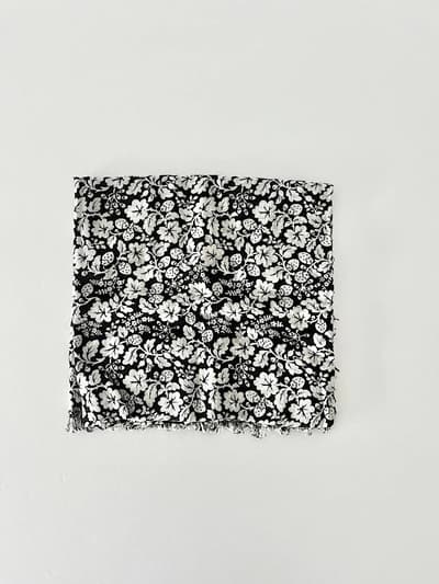 【美品】R&D.M.Co- OLDMAN'S TAILOR　WILD BERRY GAUZE SHAWL 画像1