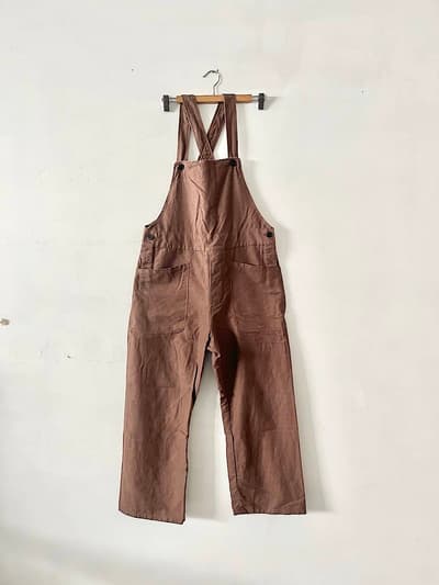 YAECA WRITE　OVERALL　オーバーオール　BROWN 画像1