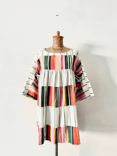 marimekko　Kirjo　チュニック　プルオーバー　7分丈 画像1