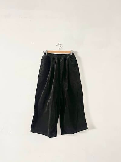 【W様専用】R&D.M.Co- OLDMAN'S TAILOR　コーデュロイパンツ　FREE　黒 画像1