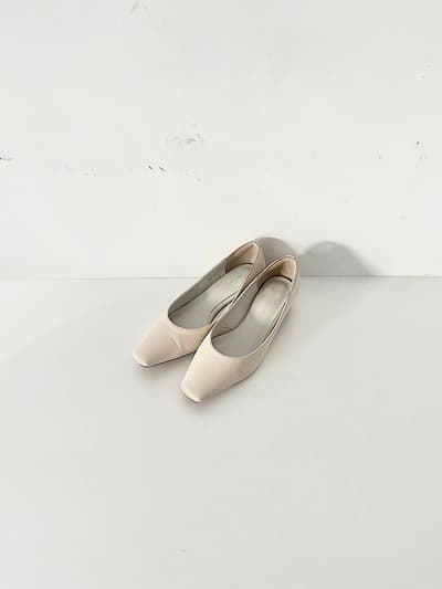 UNITED ARROWS green label relaxing　スクエアパンプス　24cm 画像1