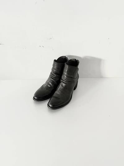 【美品】OFFICINE CREATIVE　ブロックヒール　レザーブーツ　サイズ38 画像1