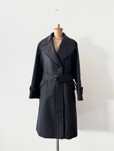 【美品】MARGARET HOWELL　MILLED SERGE　ロングコート　2022AW 画像1