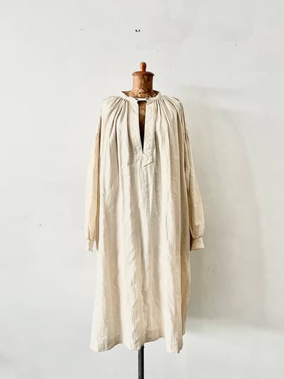 OUTIL　ROBE DOYE ワンピース　コットン　リネン　サイズ０ 画像1