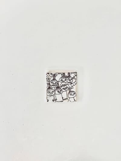 【未使用】MOOMIN TRIBUTE WORKS　ハンカチ　ミィのマフラー  画像1