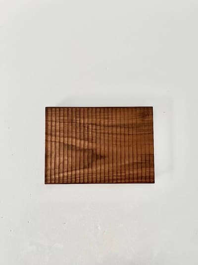 【美品】加賀雅之　Semi-aco　 Pan皿　木製プレート　角皿 画像1