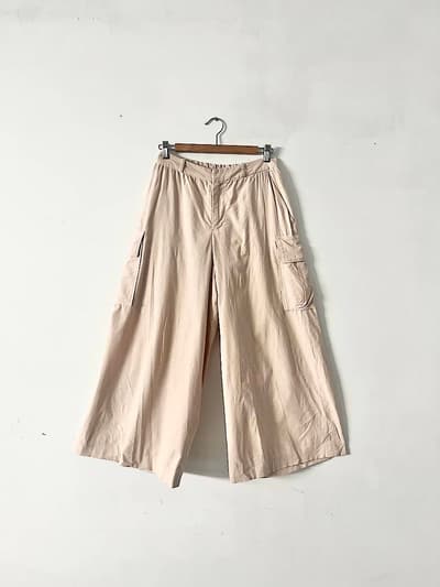 RC smile and be happy　コーデュロイカーゴパンツ　ピンクベージュ 画像1