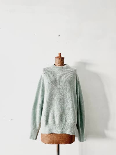 【美品】NE QUITTEZ PAS!　モヘヤセーター　前後アシンメトリー 画像1