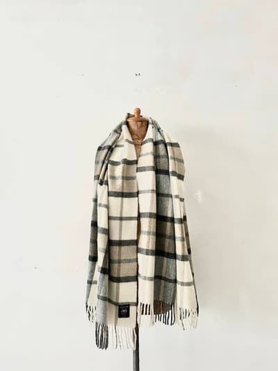 【nestRobe購入】BRONTE　チェック柄ストール　nestRobe 画像1